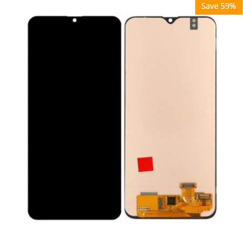 LCD with Touch Screen for Samsung Galaxy A20 - Black (display glass combo folder)